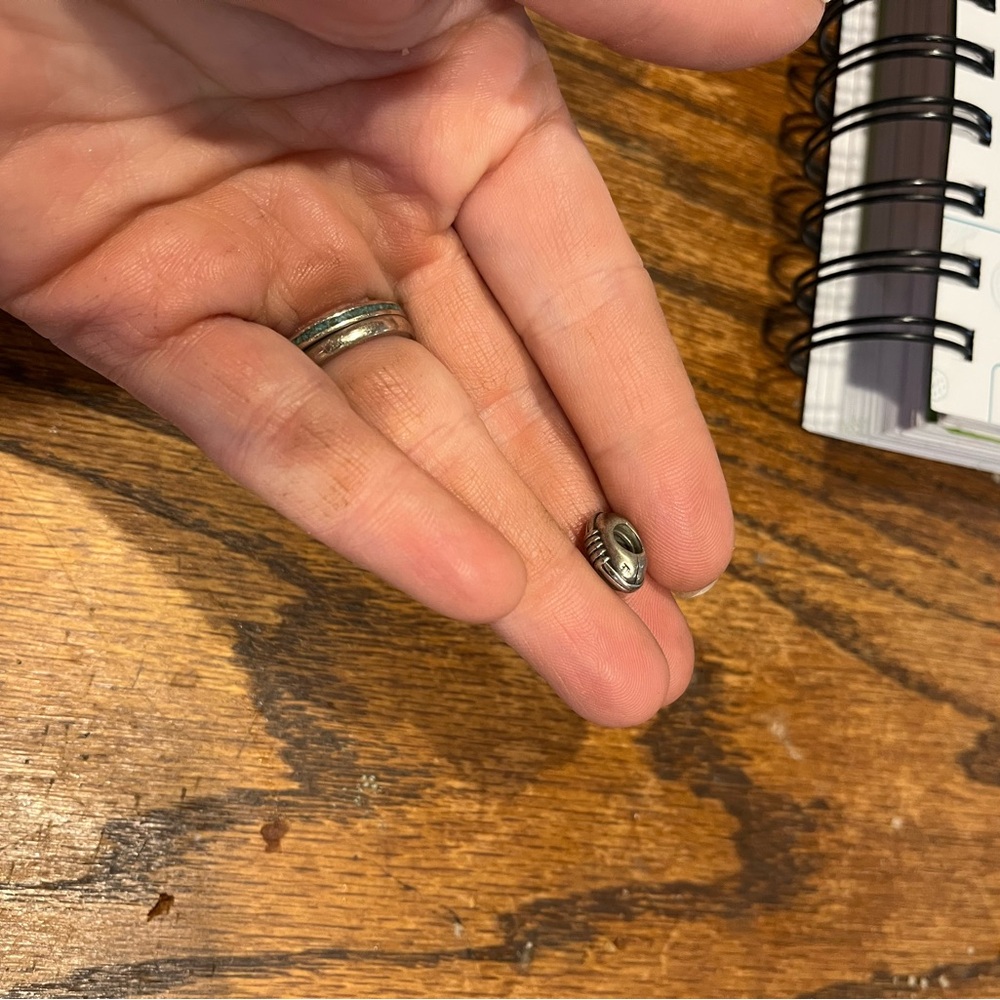Pandora Silver Football Charm